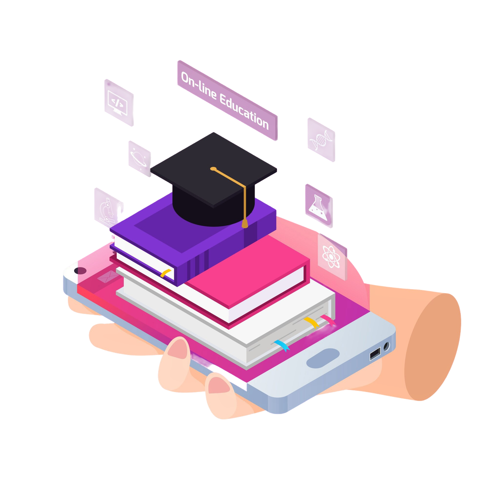 Online Education Illustration